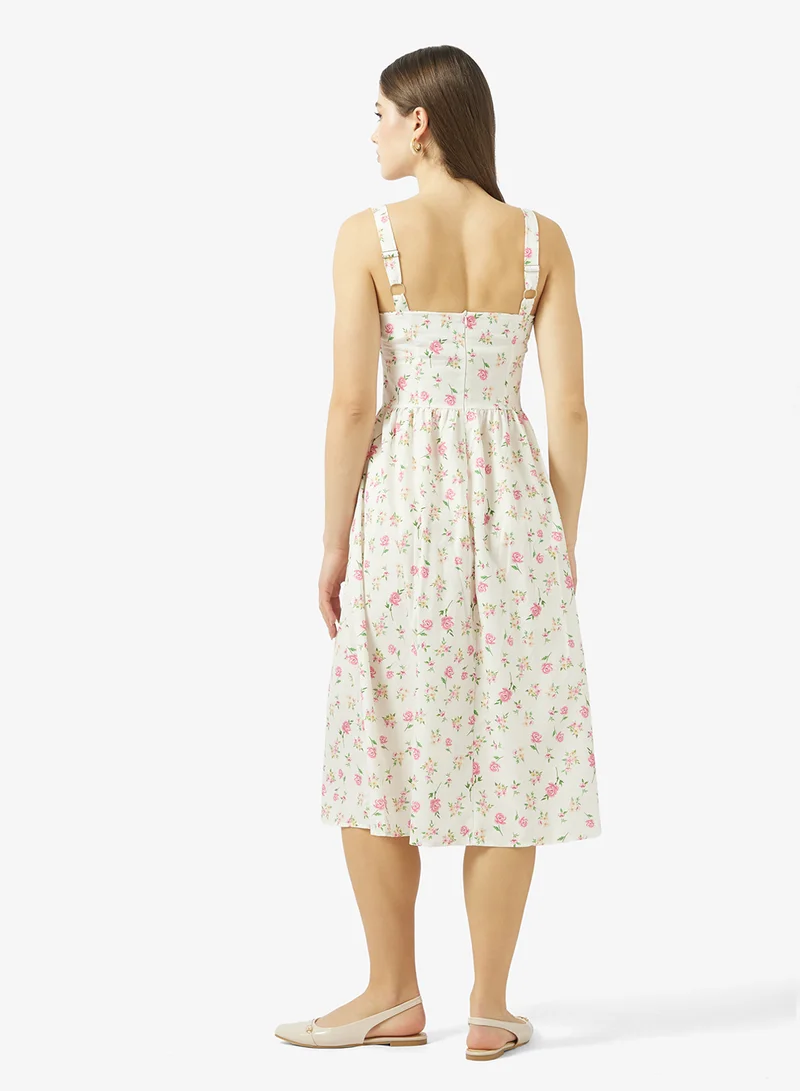 Ginger Sweetheart Neck Corset Bodice Princess Cut Dress